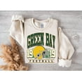 thumbnail image 1 of Football Vintage Style Sweatshirt, Retro Varsity Shirt, Green Bay Sweater, 1 of 5
