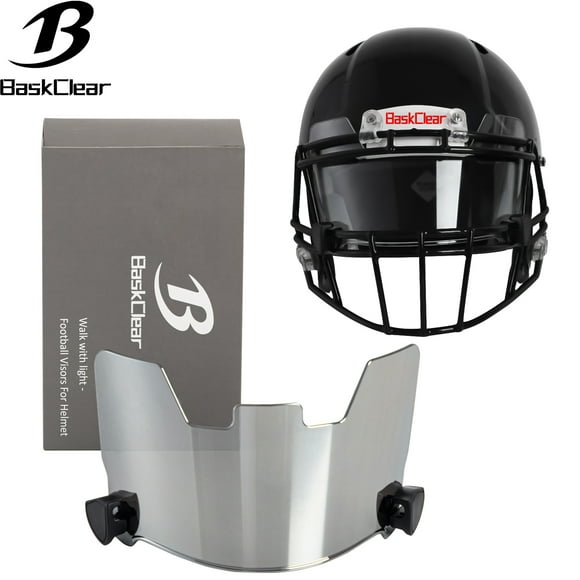 Football Visor Football Helmet Visor Scratch Resistant UV Block Facial Protection Visor for Youth & Adult