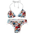 thumbnail image 1 of Football Women's Detachable Sponge Adjustable Strap Bikini Set 2-Pack for Beach and Pool Parties, 1 of 6
