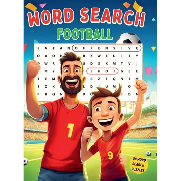 Football Word Search: Test Your Soccer Knowledge with this Brain Teaser Book Activity Booklet for King Sports Fans, (Hardcover)