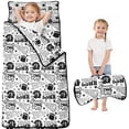 thumbnail image 1 of Football Words Pattern Toddler Nap Mats for Kids Preschool,Sleeping Mat Bag or Kids,Toddler Sleeping Bag,Toddler Nap Mat or Daycare, 1 of 6