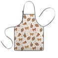 thumbnail image 1 of Football and Cheer Goods Pattern Kids Aprons for Girls and Boys,Adjustable Neck Strap Toddler Aprons for Kids Cooking Baking, 1 of 7