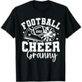 thumbnail image 1 of Football and Cheer Granny Football Mom Cheer Grandma Womens T-Shirt, 1 of 3