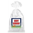 thumbnail image 1 of Football and Field Goal Happy Birthday Party Favor Bags with Ties - 12pack, 1 of 1