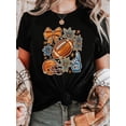 thumbnail image 1 of Football bow shirt, Football Mom fall tee, Cheer Mom Shirt, Football tee, Coquette mascot tee, Football tee, Game Day tee, Football season Sweatshirt All Size S-5XL, 1 of 5