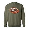 Football glitter graphic design print sweatSweat. relaxed fit