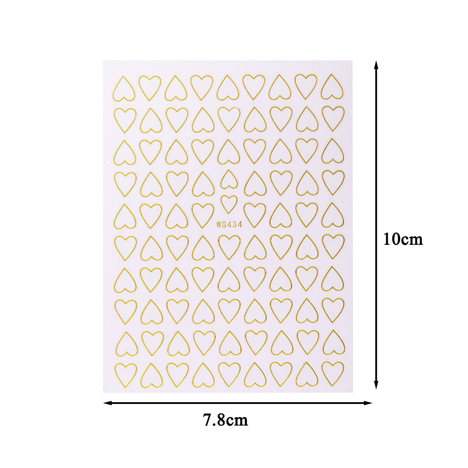 Football under Eye Stickers Heartshaped Nail Stickers Small Fresh Nail