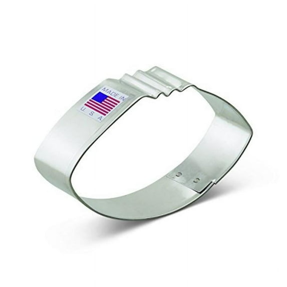 Football with Laces Cookie Cutter 3 1/2" x 2 1/8"