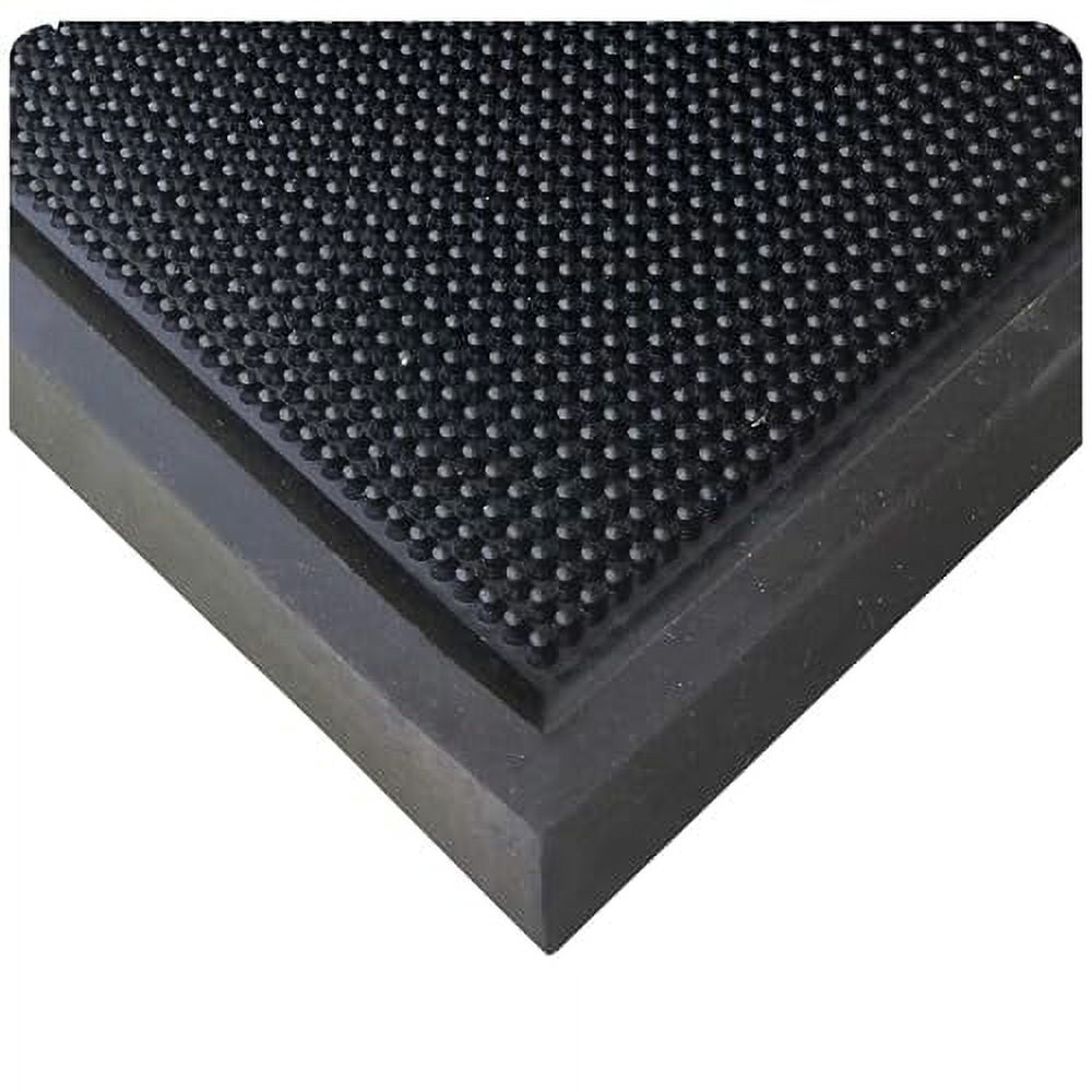 Footbath Mat - Black. Shoe Sanitizing Mat - 1 Gallon Capacity. 3/4 ...