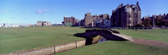Footbridge in a golf course The Royal and Ancient Golf Club of St Andrews St Andrews Fife Scotland Canvas Art - Panoramic Images (18 x 6)