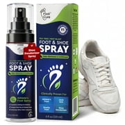 FootCure Foot Odor Spray - Tea Tree Shoe Deodorizer for Smelly Feets, Athletes Foot Spray Odor Eliminator, No Smelly Shoes 120ml