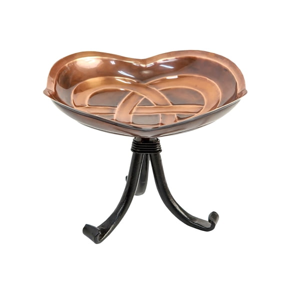 Footed Copper Celtic Bowl