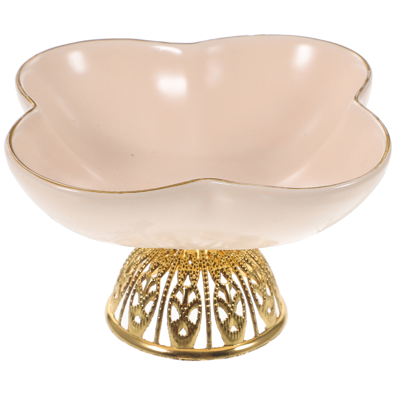 Footed Fruit Bowl Footed Candy Plate Food Serving Plate Dried Fruit