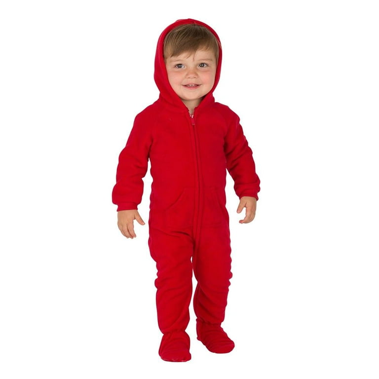 Red baby onesie pajamas sales