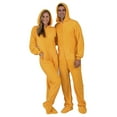 thumbnail image 1 of Footed Pajamas - Creamsicle Adult Hoodie Fleece One Piece - Adult - Double XL/Wide (Fits 6'4 - 7'0"), 1 of 6