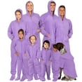 thumbnail image 1 of Footed Pajamas - Family Matching Purple Dream Hoodie One Pieces for Boys, Girls, Men, Women and Pets - Adult - Small2X/Dbl Wide (Fits 5'3 - 5'6"), 1 of 7