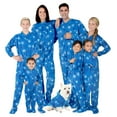 thumbnail image 1 of Footed Pajamas - Family Matching Snow Blizzard Day One Pieces for Boys, Girls, Men, Women and Pets - Kids - Medium (Fits 4'6 - 4'8"), 1 of 11