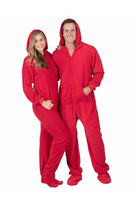 - Heatwave Adult Hoodie Chenille One Piece - Adult - Medium (Fits 5'8 - 5'11")