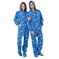 thumbnail image 1 of Footed Pajamas - Its A Snow Day Adult Hoodie Fleece One Piece - Adult - Large (Fits 6'0 - 6'4"), 1 of 6