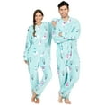 thumbnail image 1 of Footed Pajamas - Llamas Adult Footless Hoodie Chenille One Piece - Adult - Small2X/Dbl Wide (Fits 5'3 - 5'6"), 1 of 5