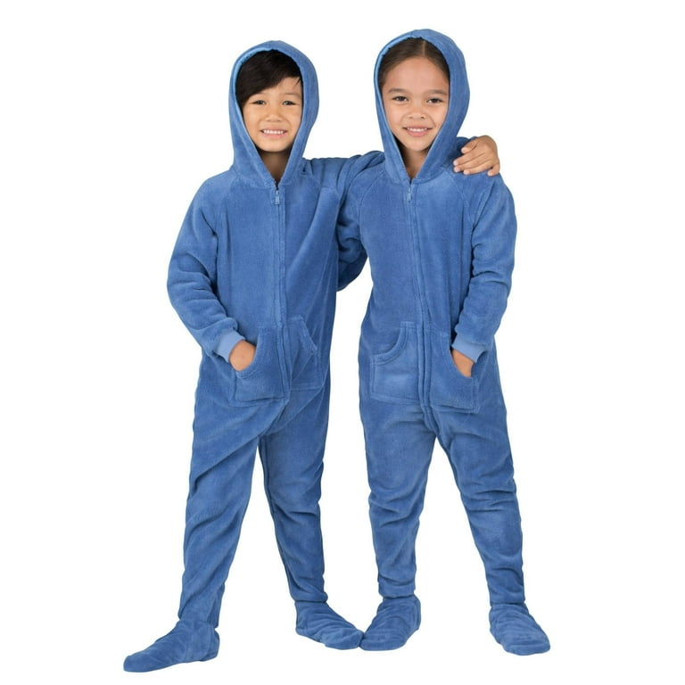 Footed Pajamas Under The Sea Toddler Hoodie Chenille One Piece
