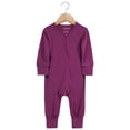 thumbnail image 1 of Footed Pajamas for Girls Baby Cotton Rompers Footed Pajamas Zipper Long Sleeve Sleeper Jumpsuit Girl Clothes 3-6 Months, 1 of 8