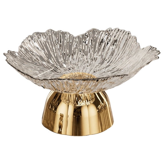 Footed Serving Bowl, Large Pedestal Fruit Serving Bowl, Kitchen Countertop Storage Tray, Multi Purpose Display Platter, Dessert Snack Arrangement Dish, Modern Household Decor Accessory
