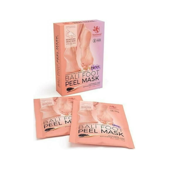 Footeeze Bali Foot Peel Mask Lavender and Activated Charcoal
