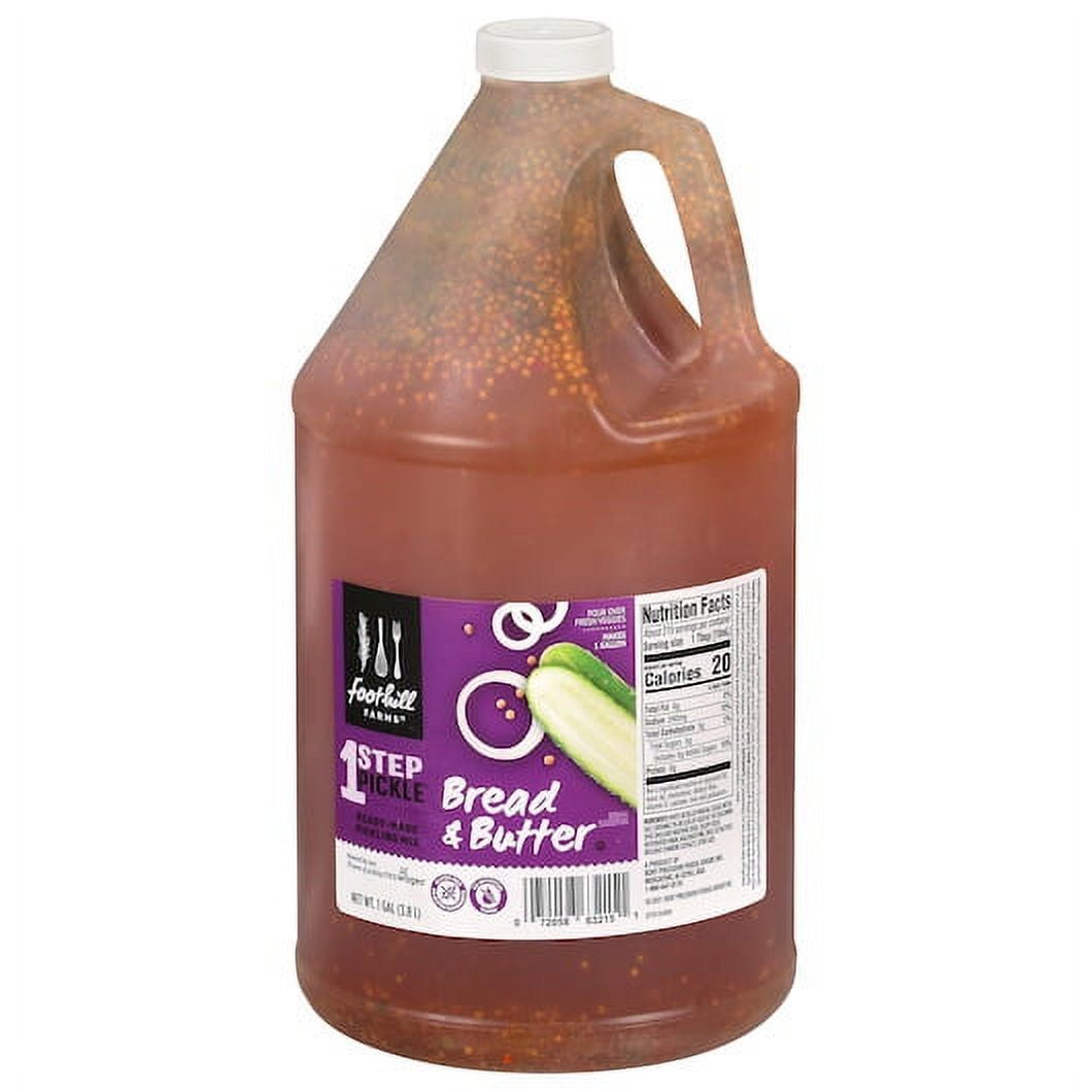 Foothill Farms 1 Step Pickle Bread & Butter Pickling Mix, 1 Gallon, 4