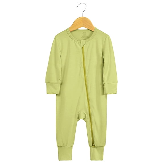 Onesie for Baby Cotton Rompers Footed Pajamas Zipper Long Sleeve Sleeper Jumpsuit Baby Boy Outfit 18-24 Months