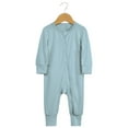 thumbnail image 1 of Girl Footie Pajamas Baby Cotton Rompers Footed Pajamas Zipper Long Sleeve Sleeper Jumpsuit Baby Sleepers 0-3 Months 12-18 Months, 1 of 5
