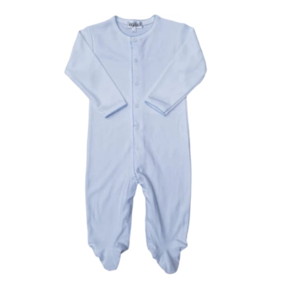 Footie Plain Blue Size- 3/6M