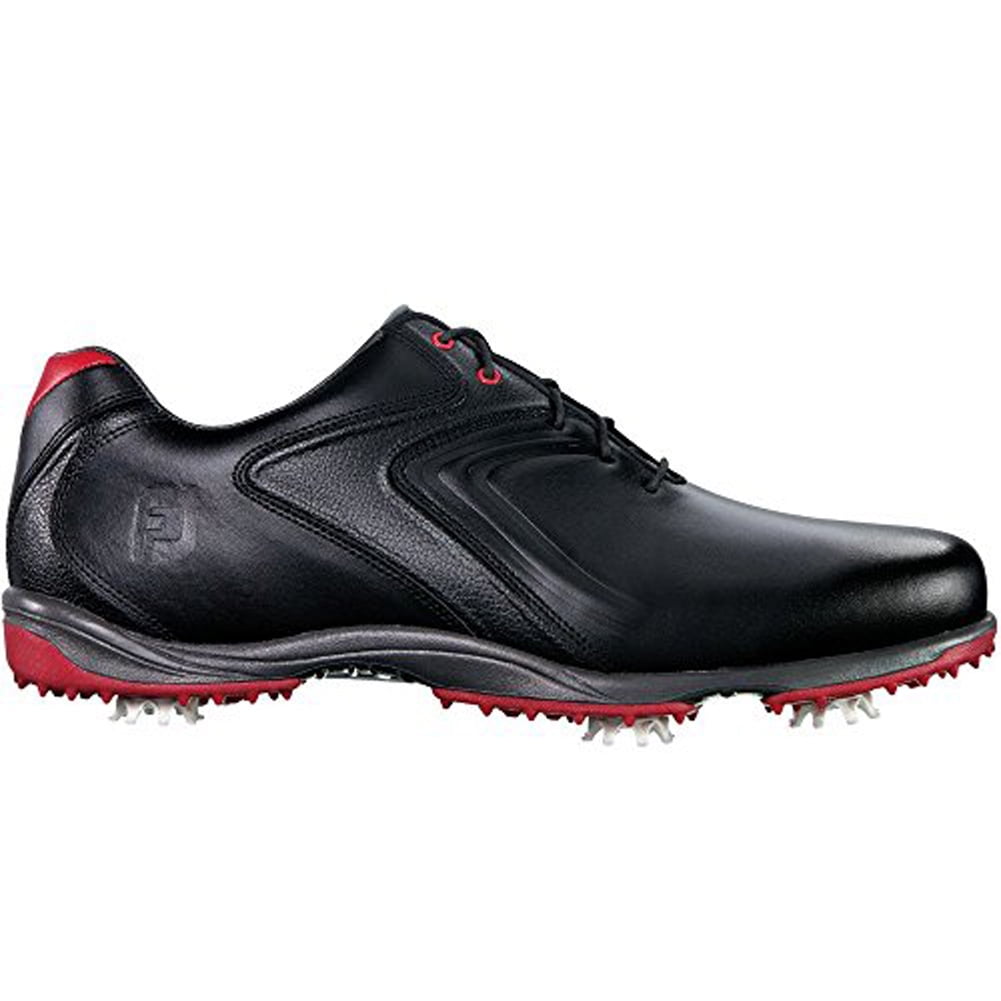 Footjoy Hydrolite Golf Shoes (Black/Red, 11 Medium) 50048