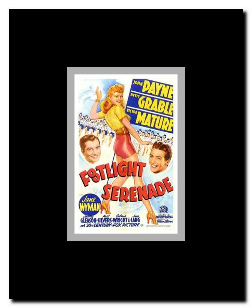 Footlight Serenade Framed Movie Poster