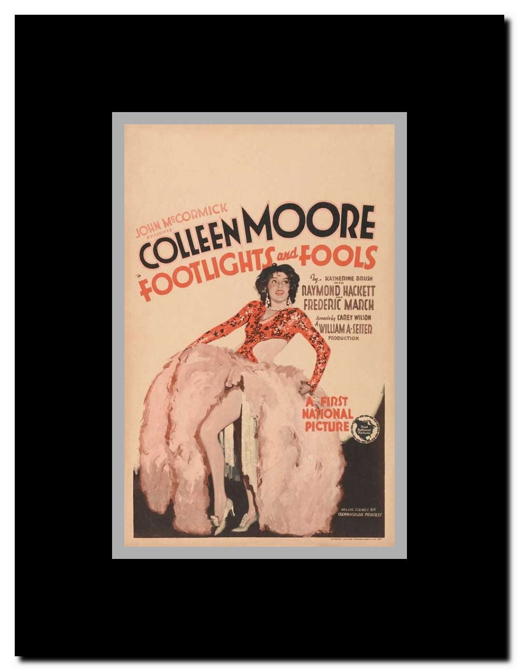 Footlights and Fools Framed Movie Poster