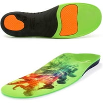 Footlogics Full-Length Orthotic Shoe Insoles with Arch Support for Achilles Tendonitis, Runner’s Knee, Plantar Fasciitis - Sports, Pair, XS