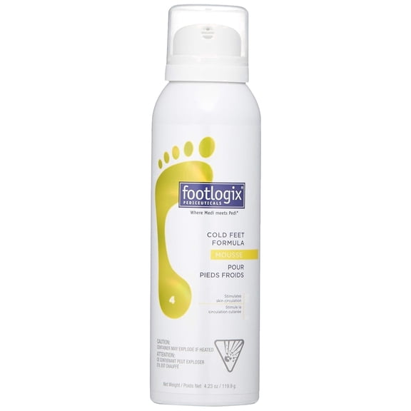 Footlogix Cold Feet Formula  Warming Foot Lotion for Circulation, Dry & Tired Feet, 4.23 oz
