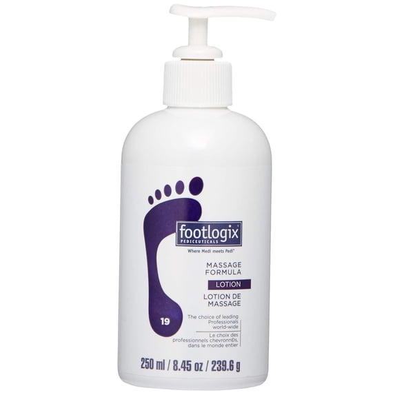Footlogix Foot & Leg Massage Lotion – Deep Hydration, Soothing Relief, Nourishing Cream for Dry Skin, 8.45 oz