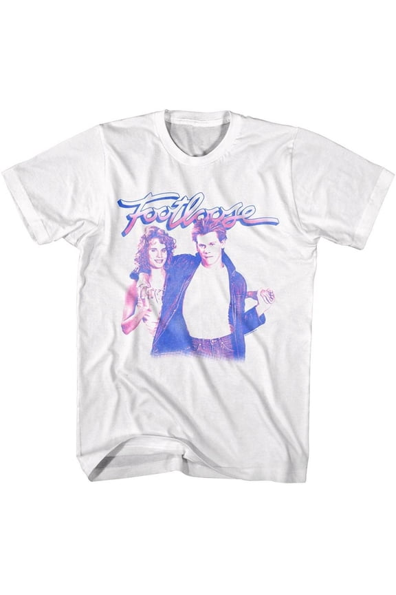 Footloose Ariel & Ren Men's T Shirt (White, AdultXL)