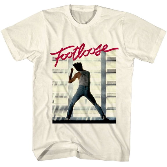 Footloose Warehouse Dancing Men's T Shirt (Ivory, AdultXL)
