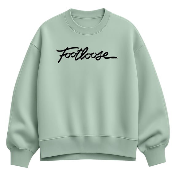 Footloose - Logo Women's Oversized Fleece Crew Sweatshirt