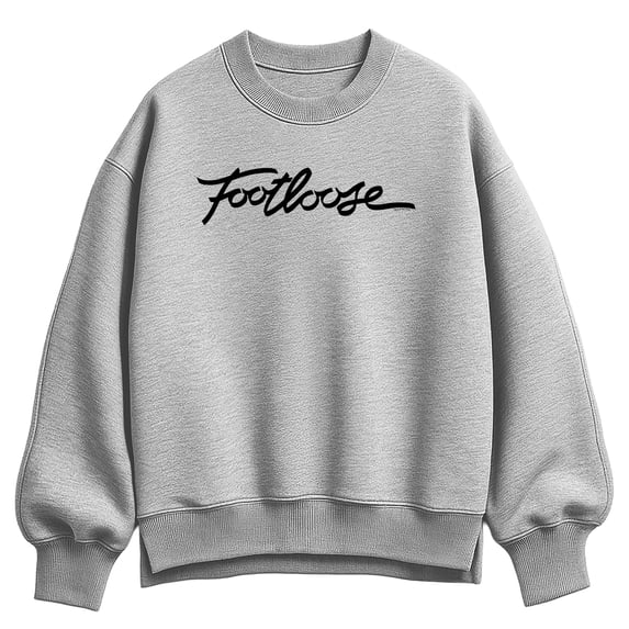 Footloose - Logo Women's Oversized Fleece Crew Sweatshirt