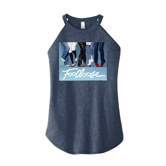 Footloose - Shoes Don't Matter - Anyone Can Dance - Juniors High Neck Tank Top