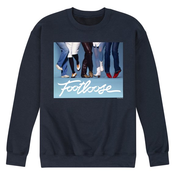 Footloose - Shoes Don't Matter - Anyone Can Dance - Men's Crew Neck Fleece Pullover