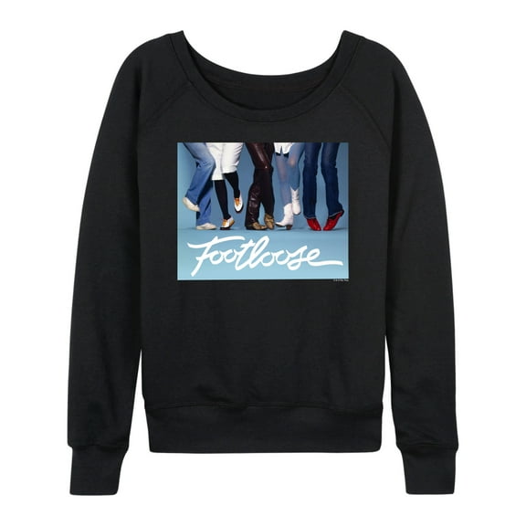 Footloose - Shoes Don't Matter - Anyone Can Dance - Women's Lightweight French Terry Long Sleeve Shirt