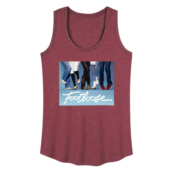 Footloose - Shoes Don't Matter - Anyone Can Dance - Women's Racerback Tank Top