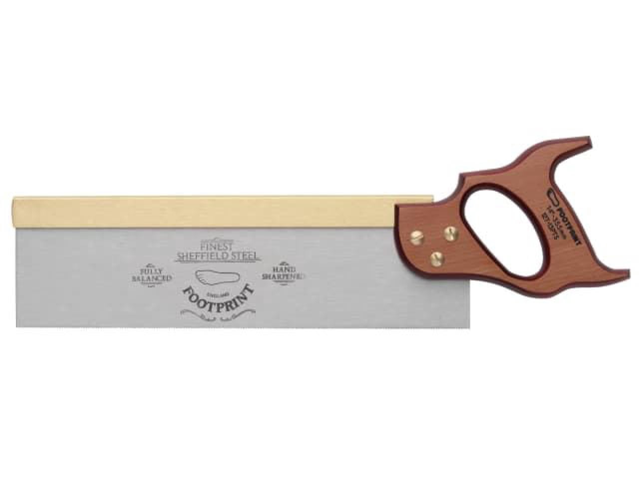 Footprint - 256 Brass Back Tenon Saw 300mm (12in) 13 TPI