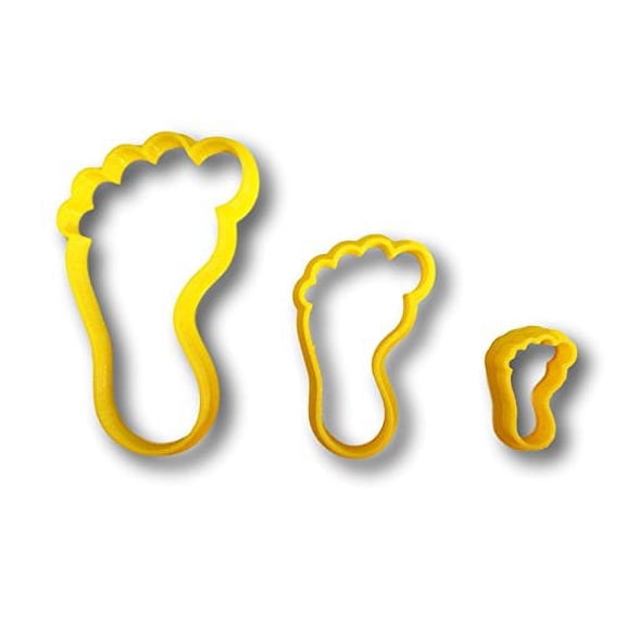 Footprint Cookie Cutter (1 Inch)- Fast Shipping - Sharp Edges - Exceptional Quality