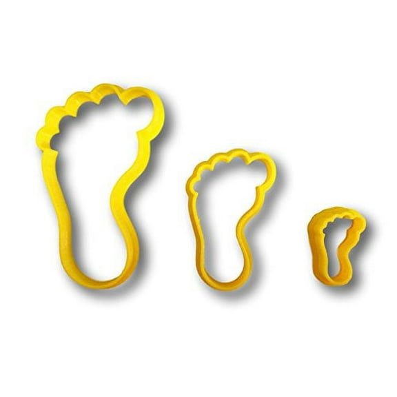 Footprint Cookie Cutter (3 Inch)- Fast Shipping - Sharp Edges - Exceptional Quality