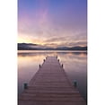 thumbnail image 1 of Footprints Leading Down A Frost Coverd Dock At Sunrise On Lake Whatcom During Winter Bellingham Washington Usa, 1 of 3